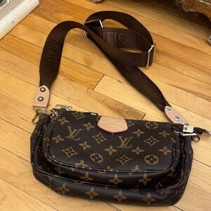 Brown Monogram Crossbody Bag